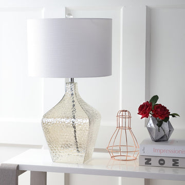 Jane 26" Glass LED Table Lamp - JONATHAN Y